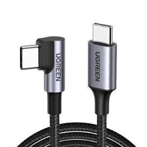 Ugreen 60W USB-C to USB-C Cable Right Angle 3M 80714