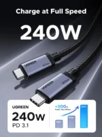 UGREEN Gen4 240W USB-C to USB-C Cable 65383 UGREEN Gen4 240W USB-C to USB-C Cable 65383