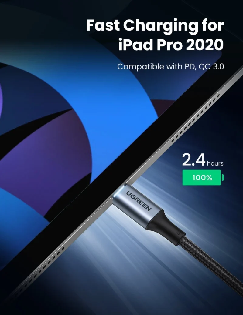 UGREEN USB-C to C Aluminum Braided Cable 100W 1.5M 70428