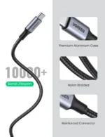UGREEN USB-C to C Aluminum Braided Cable 100W 1.5M 70428