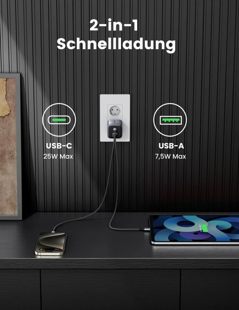 UGREEN Nexode 35W USB-C GaN Fast Charger 15539