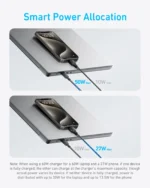 Anker 140W 2-in-1 USB-C to USB-C Cable A8895 Anker 140W 2-in-1 USB-C to USB-C Cable A8895
