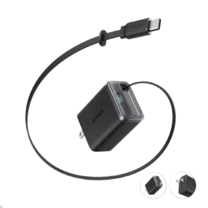 Anker Nano Charger 35W Retractable USB-C Cable A2658