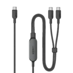 Anker 140W 2-in-1 USB-C to USB-C Cable A8895 Anker 140W 2-in-1 USB-C to USB-C Cable A8895