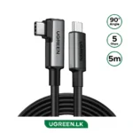 UGREEN Right Angle USB-C to USB-C Link Cable 5m 5GBPS 90629