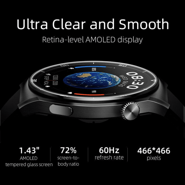 QCY Watch GT2 With 1.43 AMOLED Display