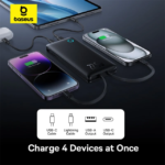 OS-Baseus Airpow Lite Power Bank 10000mAh 22.5W Dual Cable