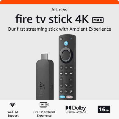 Amazon Fire TV Stick 4K Max 2023 Edition Wi-Fi 6E,