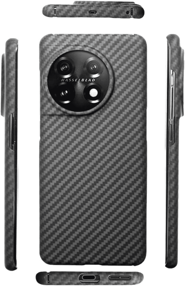 Ultra Thin Aramid Carbon Fiber Case for Oneplus 11 (Black)