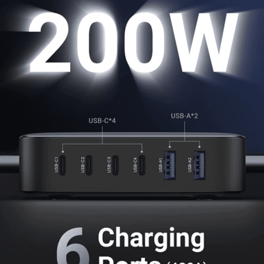 Ugreen Nexode 200W USB C Desktop Charger