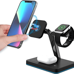 Baseus 3 in 1 20W Magnetic Wireless Chargers Stand 