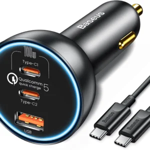 Baseus 160W Car Charger 3 Ports 100W+ Fast Charging in Pakistan