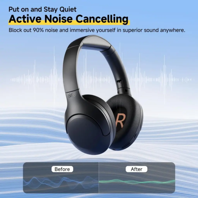 QCY H3 Lite ANC Wireless Headphones