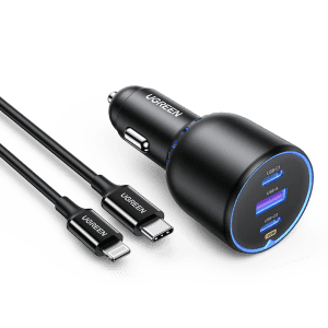 Ugreen 130W With 3 Ports Car Charger