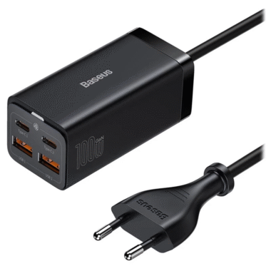 Baseus GaN3 Pro Desktop Fast Charger 2U+2C 100W EU Black