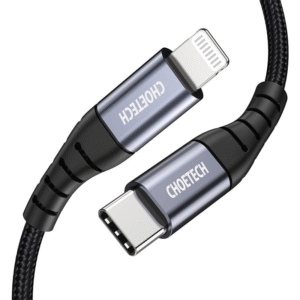 Choetech USB C to Lightning Nylon Braided MFi Certified Cable