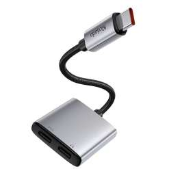 Mcdodo CA- 5570 2in1 Type C to Type C (60W) + Type C Audio Adapter Price In Pakistan | FonePro