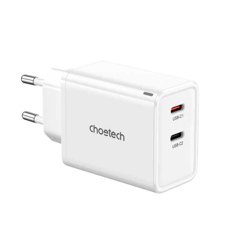 Choetech PD6013 Dual Type C GaN PD65W Wall Charger Choetech PD6013 Dual Type C GaN PD65W Wall Charger