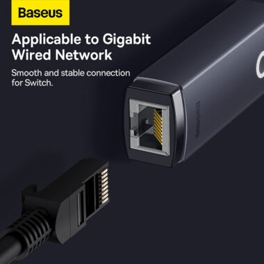 Baseus Lite Series Ethernet Adapter RJ45 LAN Port 1000Mbps