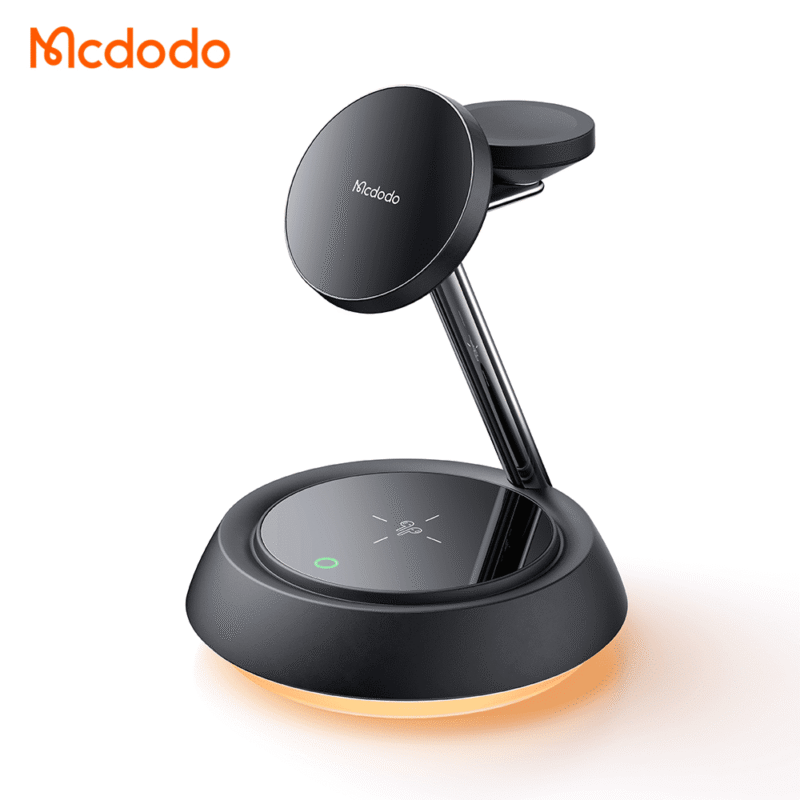 MCDODO Wireless Charging Stand CH 4951 3 In 1 with Light Price In Pakistan | FonePro MCDODO Wireless Charging Stand CH 4951 3 In 1 with Light Price In Pakistan | FonePro