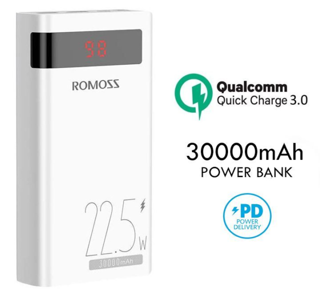 Romoss Sense 8PF Power Bank 30000mAh