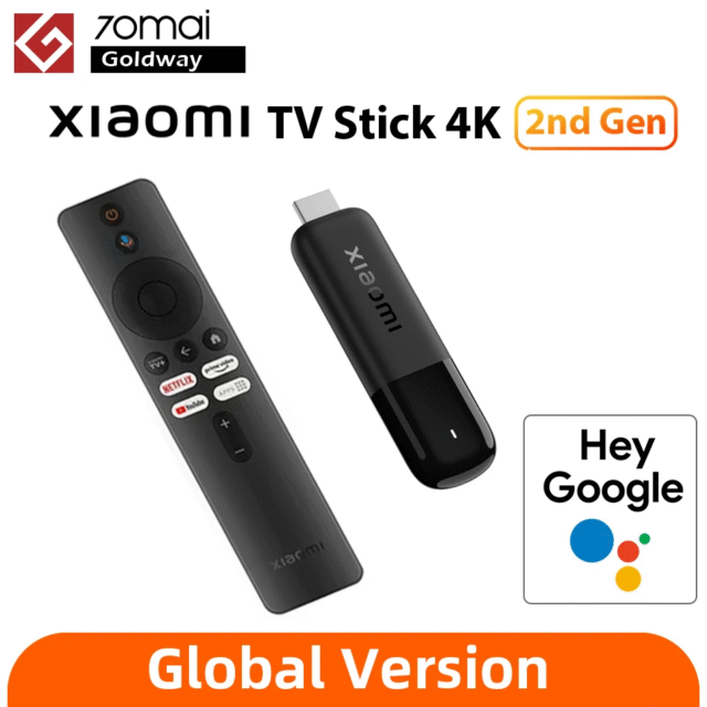 Xiaomi TV Stick 4K 2nd Gen 2025 Global Version 2GB RAM 8GB ROM Bluetooth 5.2