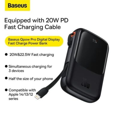 Baseus Display Quick Charging Power Bank 20000mAh