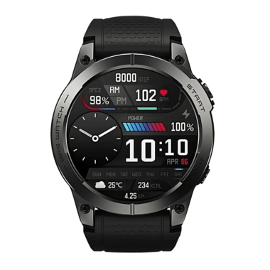 Zeblaze Stratos 3 Bluetooth Calling GPS SmartWatch Ultra HD AMOLED Display 